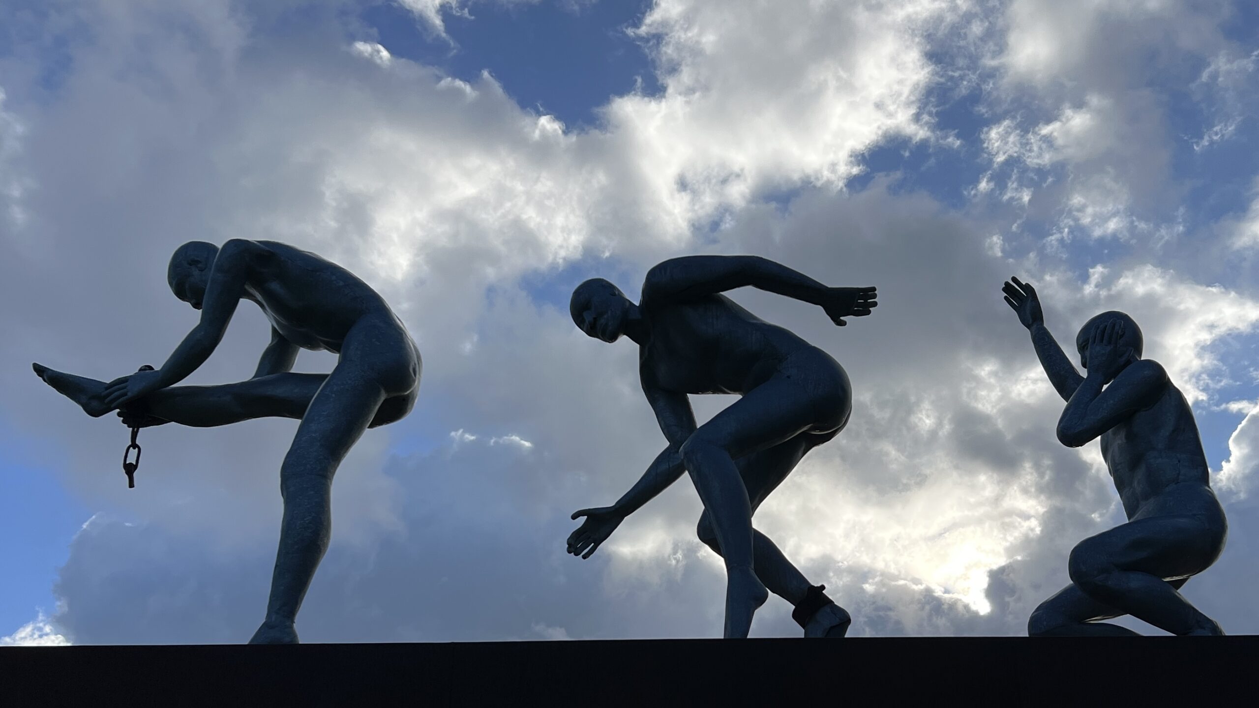 Lloydkade in Rotterdam - het Slavernijmonument